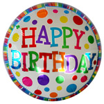 Balloons - Big Metallic Balloon - Happy Birthday