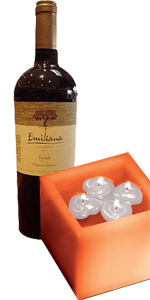More Gifts - Lovers: Candles+ Wine