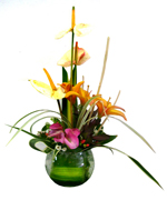 Flower Arrangements - Arrangement in fishbowl