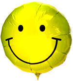 Balloons - Big Metallic Balloon - Happy Face