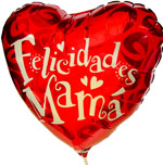 Balloons - Big Metallic Balloon - Felicidades Mam�