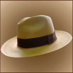 Panama Cuenca Hat - Fedora (Tuis) for men (Grade 3-4)