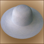 Light Blue Brisa Panama Hat for women