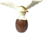 Tagua  Eagle with open wings