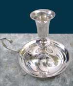 Candlestick bathed in Silver