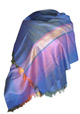 Purple combination shawl