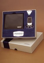 Gifts for Men - Wallet and keyring Fossil