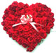 Heart Arrangement with 24 Roses