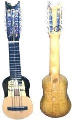 Concert Charango - Naranjillo wood. Puerta del Sol Carving
