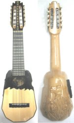 Charango Profesional Electroacstico. Modelo Kjarkas. Tallado Andino