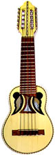Charango Semi Professionnel en bois Naranjillo  Rosace pappillon