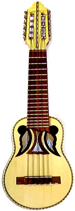 Semi Professional Charango in Naranjillo Wood  Buterfly soundhole