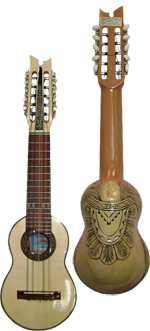 Professional Charango Inca Carving