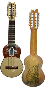 Professional Charango Inca Carving