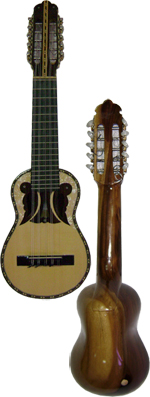 Concert Charango Buterfly Soundhole