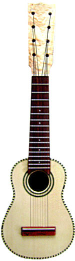 ''Garcia'' Ukull Professionnel en Bois de Tarco - 8 Cordes