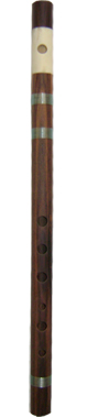 Traverse Jacaranda Flute - Bone mouthpiece