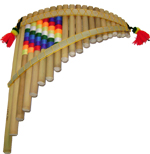Pan Flute Wiphala - 21 Pipes