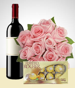 Combo Vino y Romance