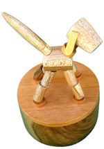 Marionnettes en bois