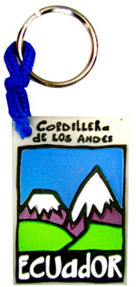 Snow Mountains Keyring