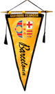 Barcelona Sporting Club Triangular Small Flag