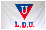 Drappeau Liga Deportiva Universitaria par extérieurs