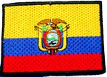 Bordado Bandera Ecuador