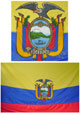 Ecuador Flag to outside