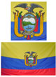 Ecuador Flag to outside