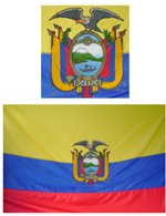 Bandera del Ecuador para exteriores