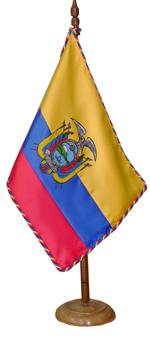 Ecuador Flag to desk