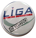 Big Metalic Brooch - Liga Deportiva Universitaria