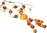Tagua and Pambil Necklace - Necktie AR