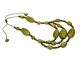 Collar de Tagua y Coco - Verde 3 filas