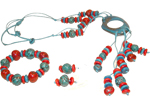 Tagua and Pambil Set - Necktie with Medal