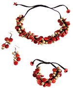 Conjunto de Tagua - Tejido 3 piezas 1