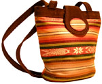 Bolso - Tela Pancho con cuero 1