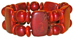 Tagua Bracelet - Plates and perls