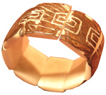 Tagua Bracelet - Pre-columbian Design 1