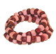 Tagua Bracelet - Squered Perls 3 strands