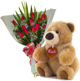 Teddy + Flowers