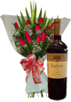 Vino + Flores