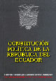 Book - La Constitutcin Poltica de la Repblica del Ecaudor (1998)