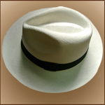 Chapu Panam Montecristi - Fedora (Tuis) para Homens (Grau 7-8)