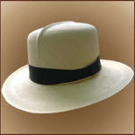 Chapeau Panama Cuenca  Colonial pour Homme (Qualite 3-4)
