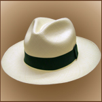 Chapu Panam Montecristi - Fedora (Tuis) para Homens (Grau 10-11)