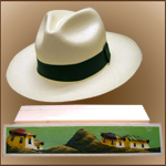 Pack Regalo: Sombrero Montecristi (11-12) + Caja de Madera Balsa Personalizada
