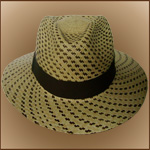 Panama Cuenca Hat - Plantation (Ausin) Bicolor for men (Grade 3-4)