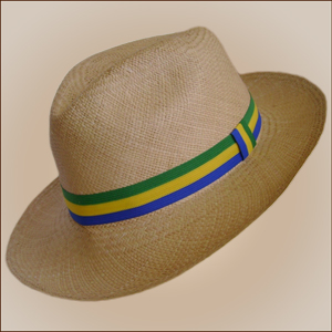 Copa do Mundo 2010 BRASIL! - Chapu Panam Fedora